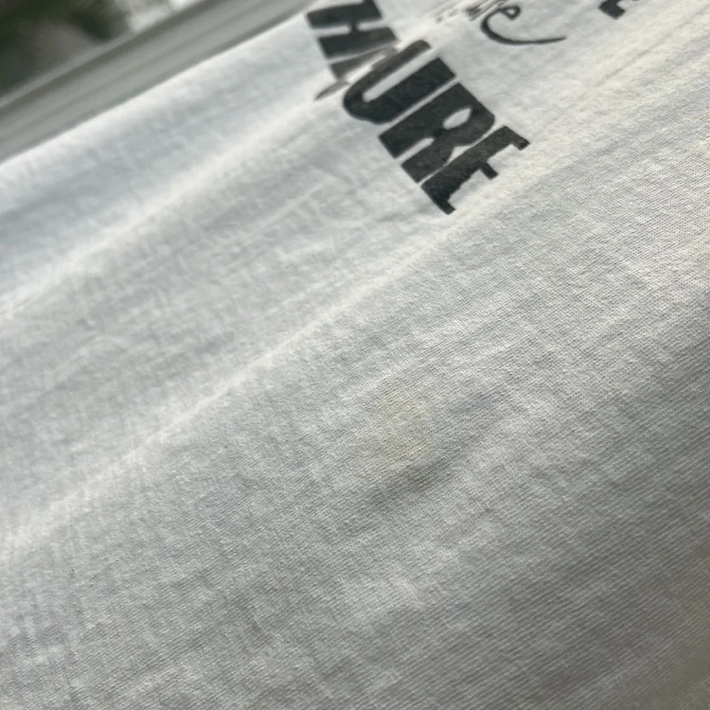 💥RARE Vintage 90’s The CURE White Ringer - Picture 14 of 16